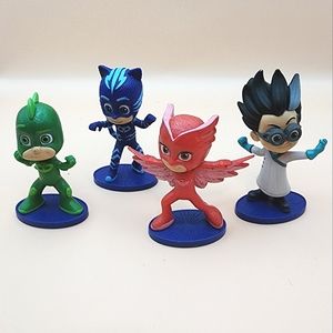 PJ MASKS set of 4 Toppers 2017